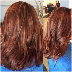 It's more of a neutral blonde with a few lighter ombré highlights, so your dark hair can still shine. Image result for highlights lowlights auburn hair | Hair ...