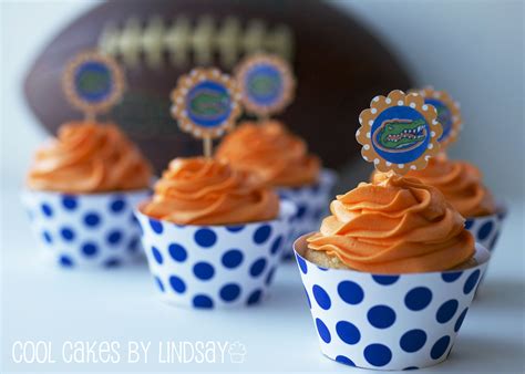 Our cupcakes are freshly baked, from scratch. Florida Gators Cupcakes | Tailgate treats, Amazing cakes ...