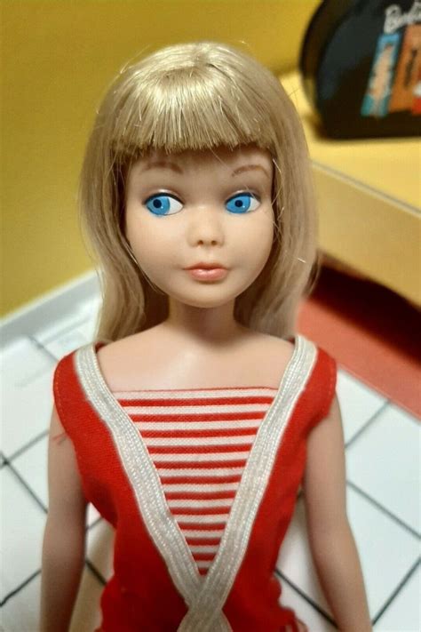 Vintage Skipper 1963 Barbie Doll Blond Hair Straight Legs Original
