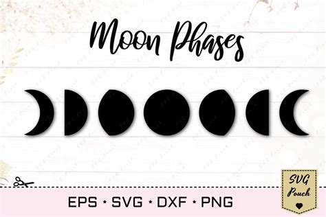 Moon Phases Svg 719386 Cut Files Design Bundles