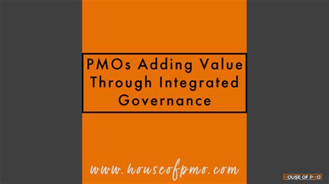 Integrated Governance House Of Pmo