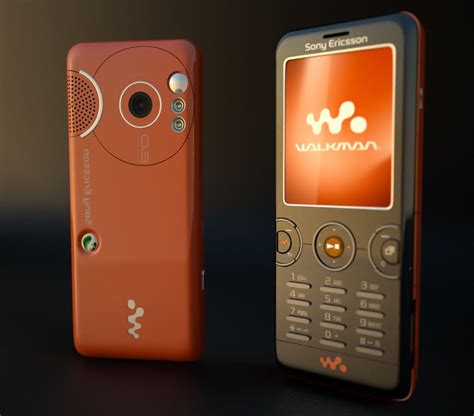 Sony Ericsson W610i 3d Model