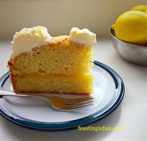Loveliest Lemon Curd Cake Feasting Is Fun
