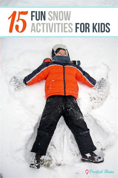 Winter Fun Snow Activities For Children