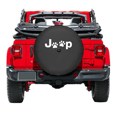 Boomerang Enterprises Jeep Paw Print Logo Tire Cover For 18 21 Jeep