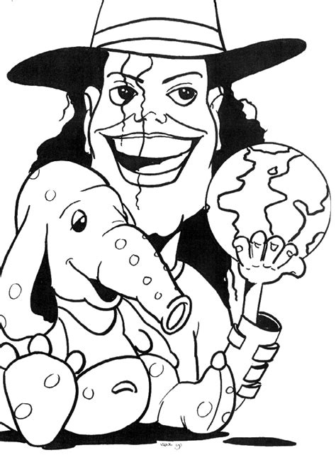 With mimi panda very easy to create personal coloring pages. Michael jackson coloring pages to download and print for free