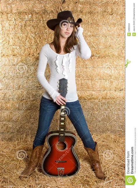 Country Music Woman Stock Images Image 5283344