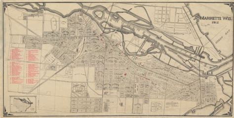 marinette wisconsin map or atlas wisconsin historical society