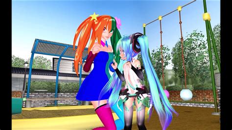 Mmd Miku Doesnt Like To Be Tickled Youtube