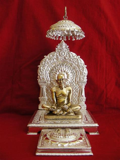 Scopri ricette, idee per la casa, consigli di stile e altre idee da provare. Shree Shegao Gajanan Maharaj Made by me . | Silver pooja ...