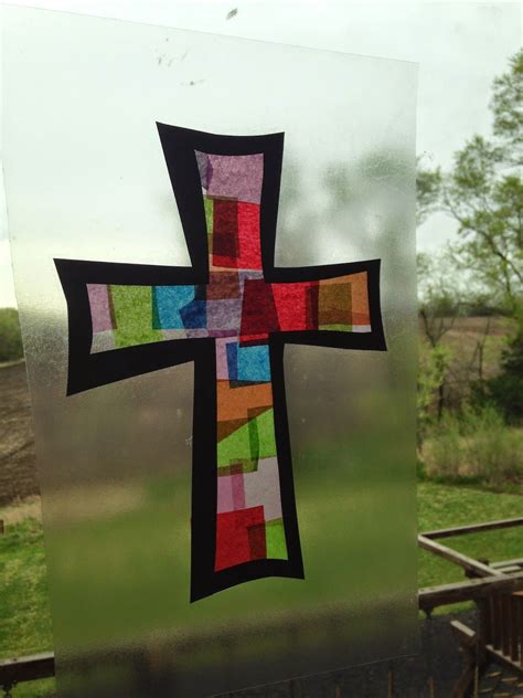 Easy Cross Craft For The Last Day Of Sunday School Requires No Glue Or