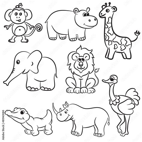 Cartoon Animals To Draw Cute Get Images Four