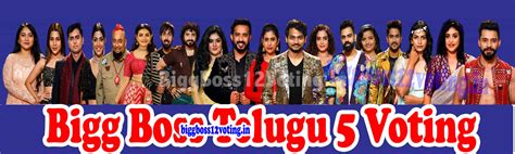 Bigg Boss 5 Telugu Vote Star MAA Online Voting Poll Hotstar 16th Week
