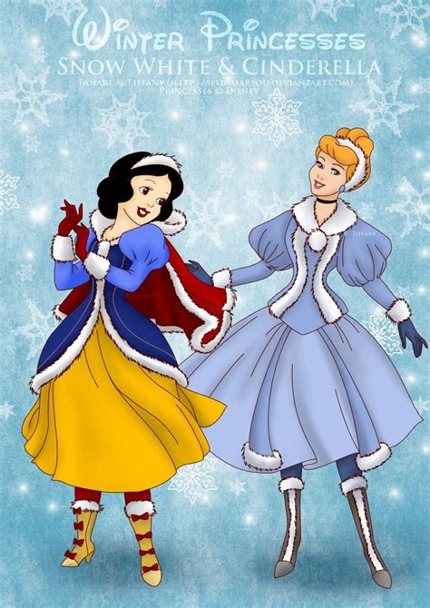 Winter Snow White N Cinderella By Selinmarsoudeviantart