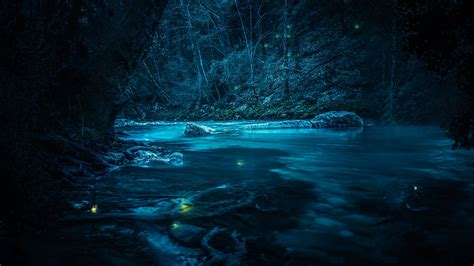 Night River Wallpapers Wallpaper Cave