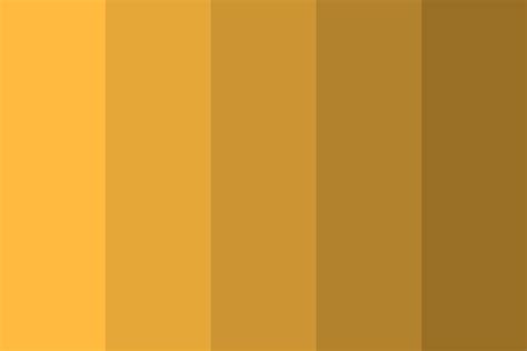 Various Mustards Color Palette