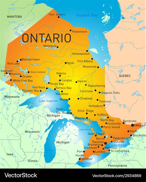 Ontario Map World Maps