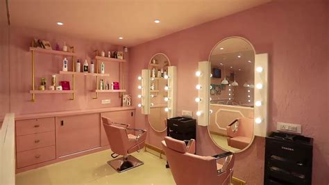 Pink Palette Salon Interior Design Feminine And Chic Nails And Hair