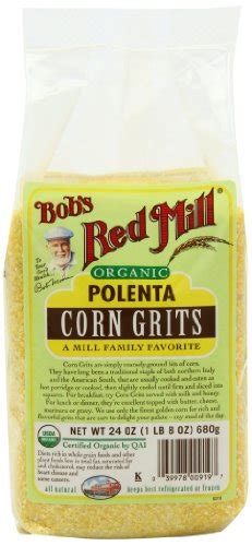 Bob S Red Mill Organic Corn Grits Polenta 24 Oz Pack Of 4 Pricepulse