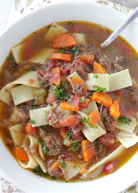 Beef Noodle Soup Made With Leftover Pot Roast Foodtastic Mom Beef