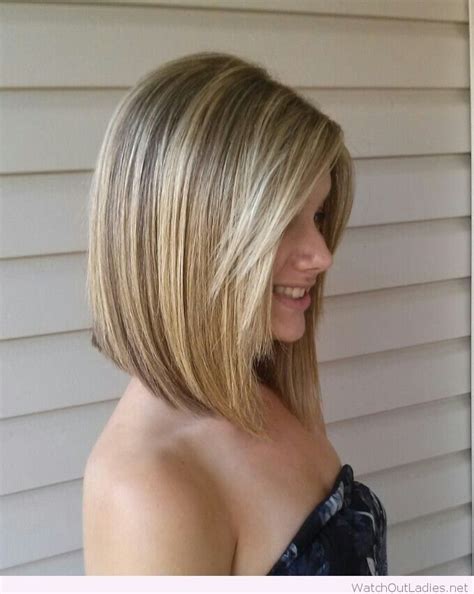 Medium hair can be gorgeous, but it can also be extremely difficult to handle. Long angled bob styles - Page 2 - Watch out Ladies