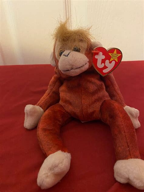 Ty Beanie Babies Schweetheart Monkey Rare With Special Etsy