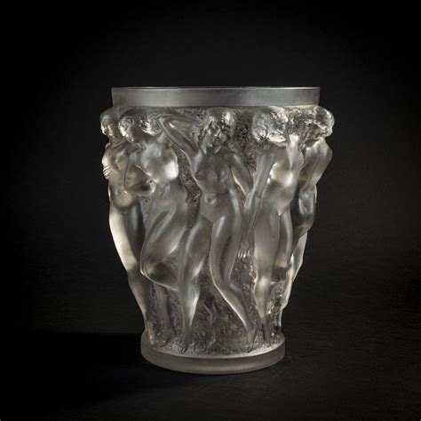 At Auction Rene Lalique Rene Lalique Vase Bacchantes 1927