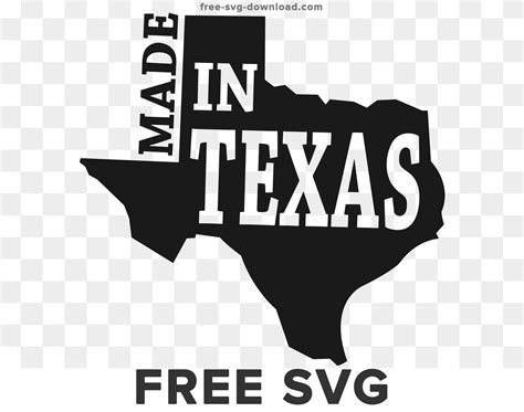 Made In Texas Svg Free Svg Download