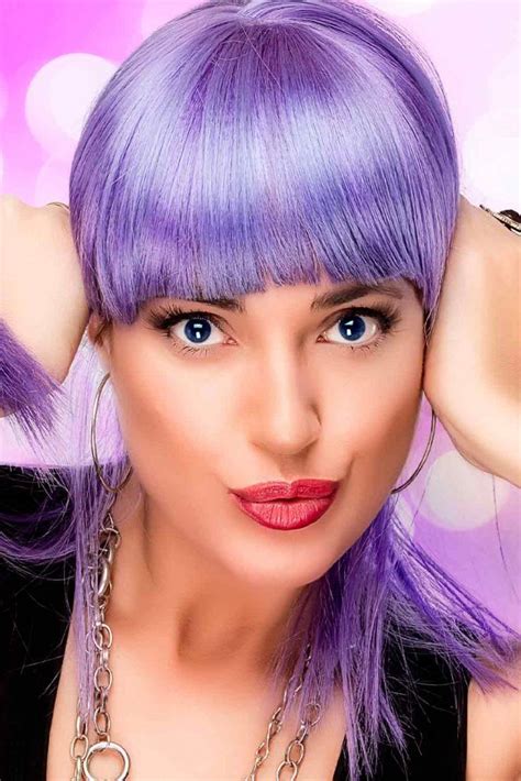 Pretty Girls With Light Purple Hair