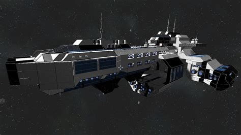 Space Engineers I Updated My Deep Space Explorer Ship Youtube