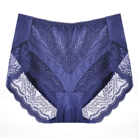 French Romantic 2019 Seamless Underwear Women Intimates High Waist Lace Underpants Non Trace