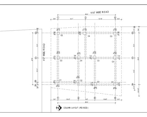 Column Layout Plan Dwg Drawing Thousands Of Free Cad Blocks