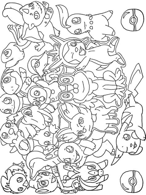 All Pokemon Coloring Pages Free Printable All Pokemon Coloring Pages