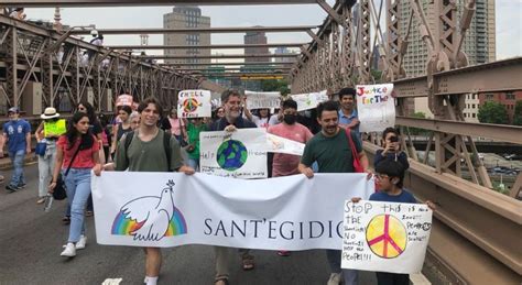 The Community Of Santegidio Of The United States Attended The March