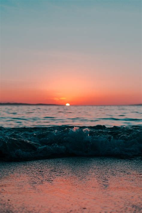 640x960 Sea Shore Ocean During Sunset Iphone 4 Iphone 4s Hd 4k
