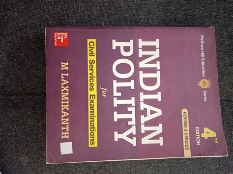Buy Indian Polity M Laxmikanth 4th Edition BookFlow