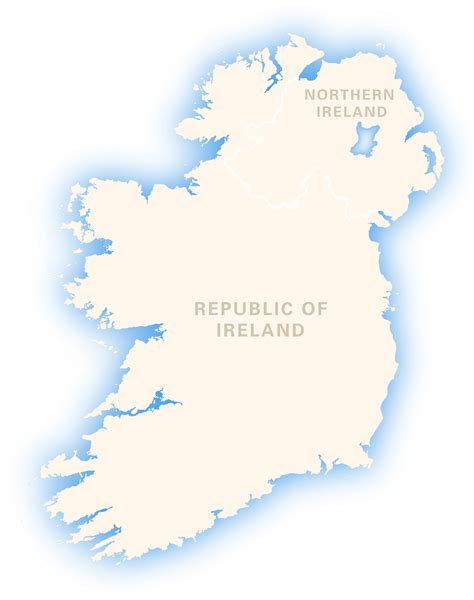 Ireland Outline Map Royalty Free Editable Vector Map Maproom