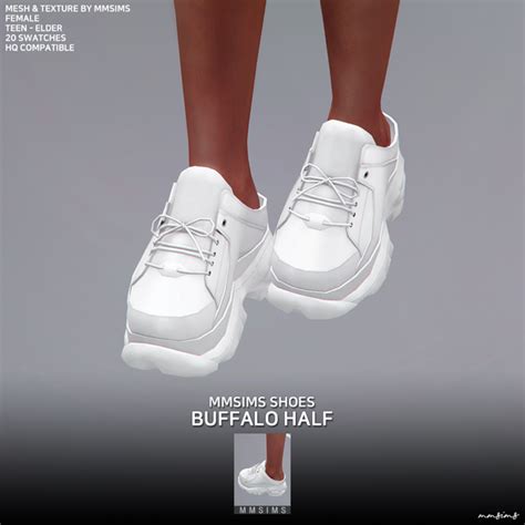 Mmsims Af Buffalo Sneakers Half Mmsims On Patreon Sims 4 Cc Shoes