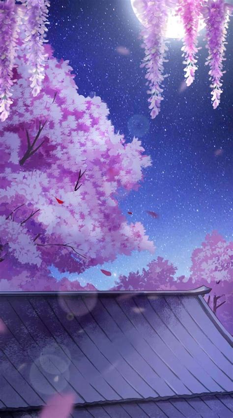 Sunset Wallpaper Anime Scenery Wallpaper Purple Wallpaper Kawaii