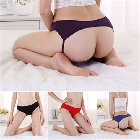 Women Open Butt Kinky Sexy Hot Underwear Nickers Thongs Backless UK