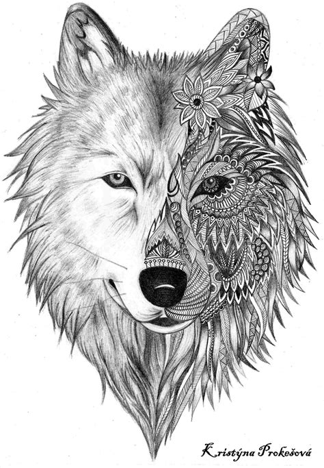 Wolf Head Drawing At Explore Collection Of Wolf