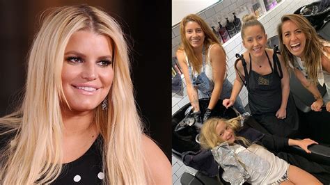 jessica simpson is being mommy shamed for dyeing her 7 year old s hair glamour