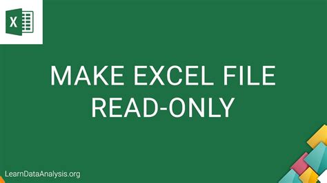 How to make an Excel file READ ONLY MS Excel Tutorial แกไข excel อานอยางเดยว STC EDU