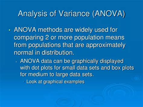 Ppt Analysis Of Variance Anova Powerpoint Presentation Free Download Id