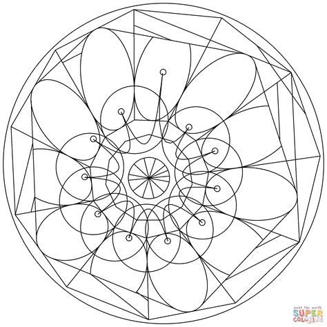 Abstract Mandala Coloring Page Free Printable Coloring Pages