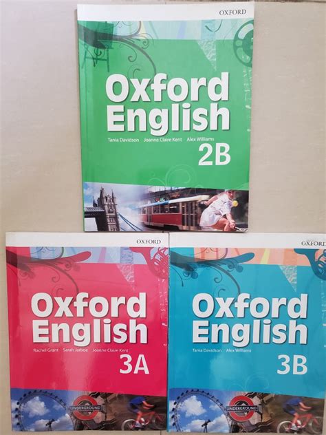 Oxford English 1a 1b 2a 2b 3a 3b 教科書 Carousell