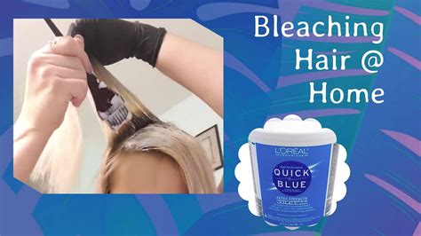 Bleaching Hair At Home On Your Own Youtube