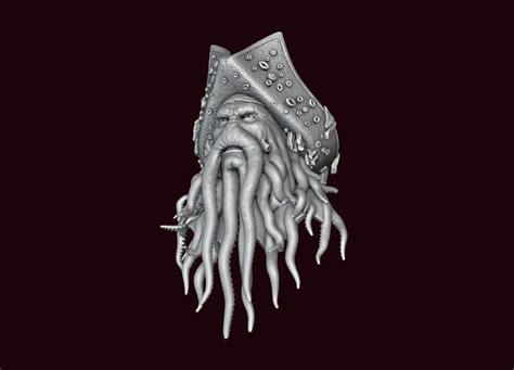 Davy Jones 3d Print Model By Alexkovalev