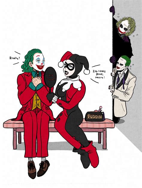 Joker Villain Batman Joker Joker And Harley Harley Quinn Joker 2008 3 Jokers Dc Comics