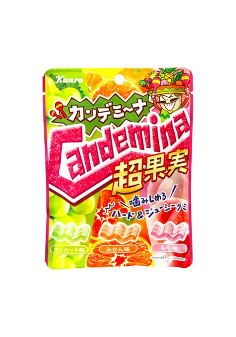Kanro Candemina Gummy Nagumi Super Fruit 72g 6 Pieces Reiwatakiya Wholesale